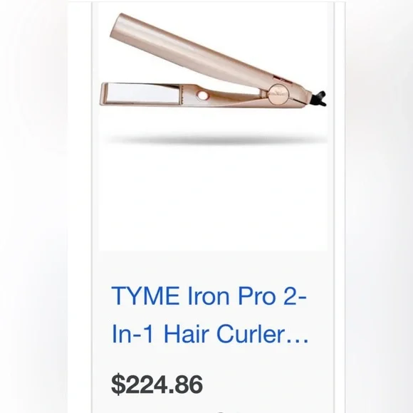 TYME CURLER/ STRAIGHTER - Picture 1 of 1